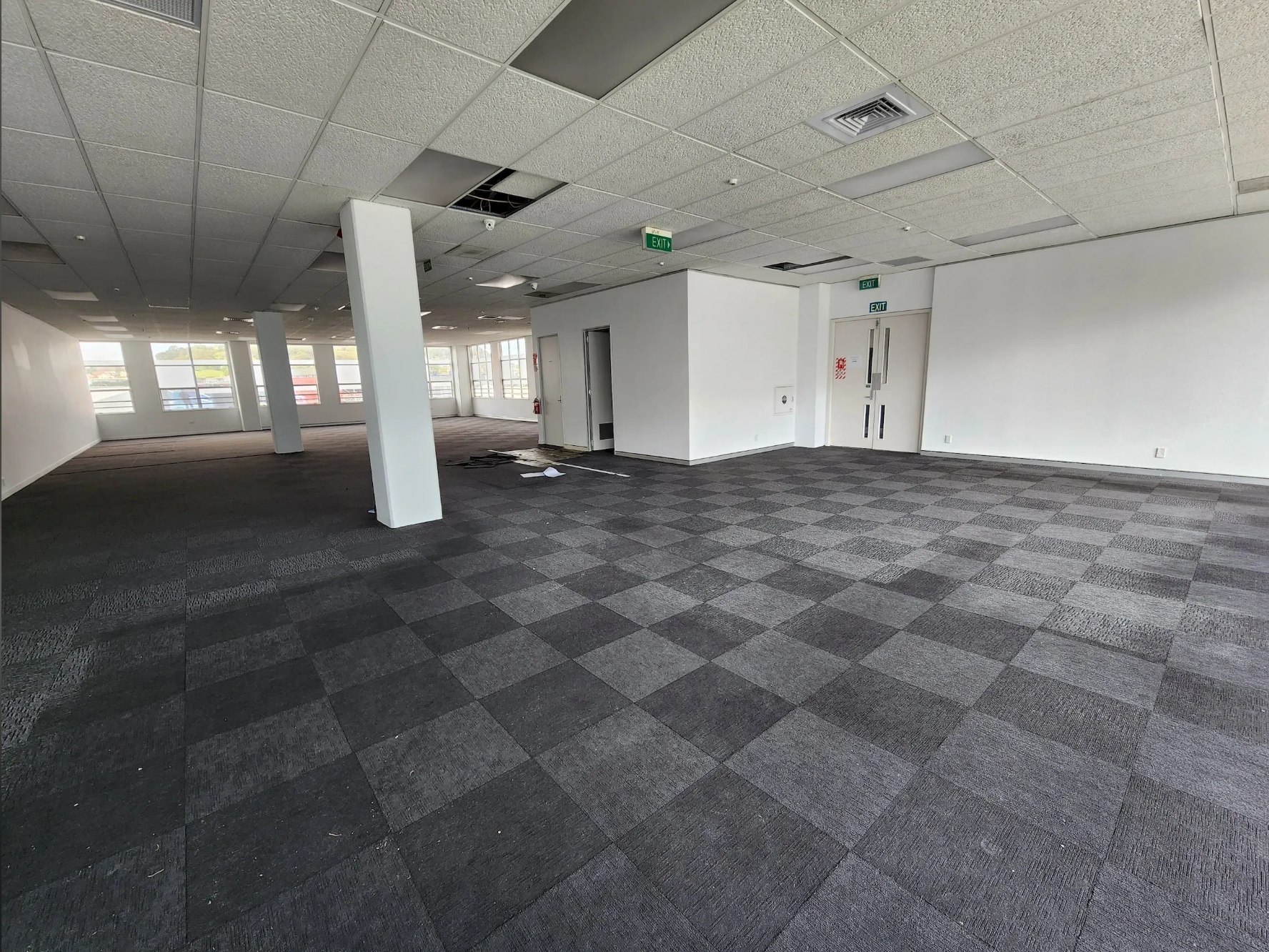 JP MediSpa commercial space before construction
