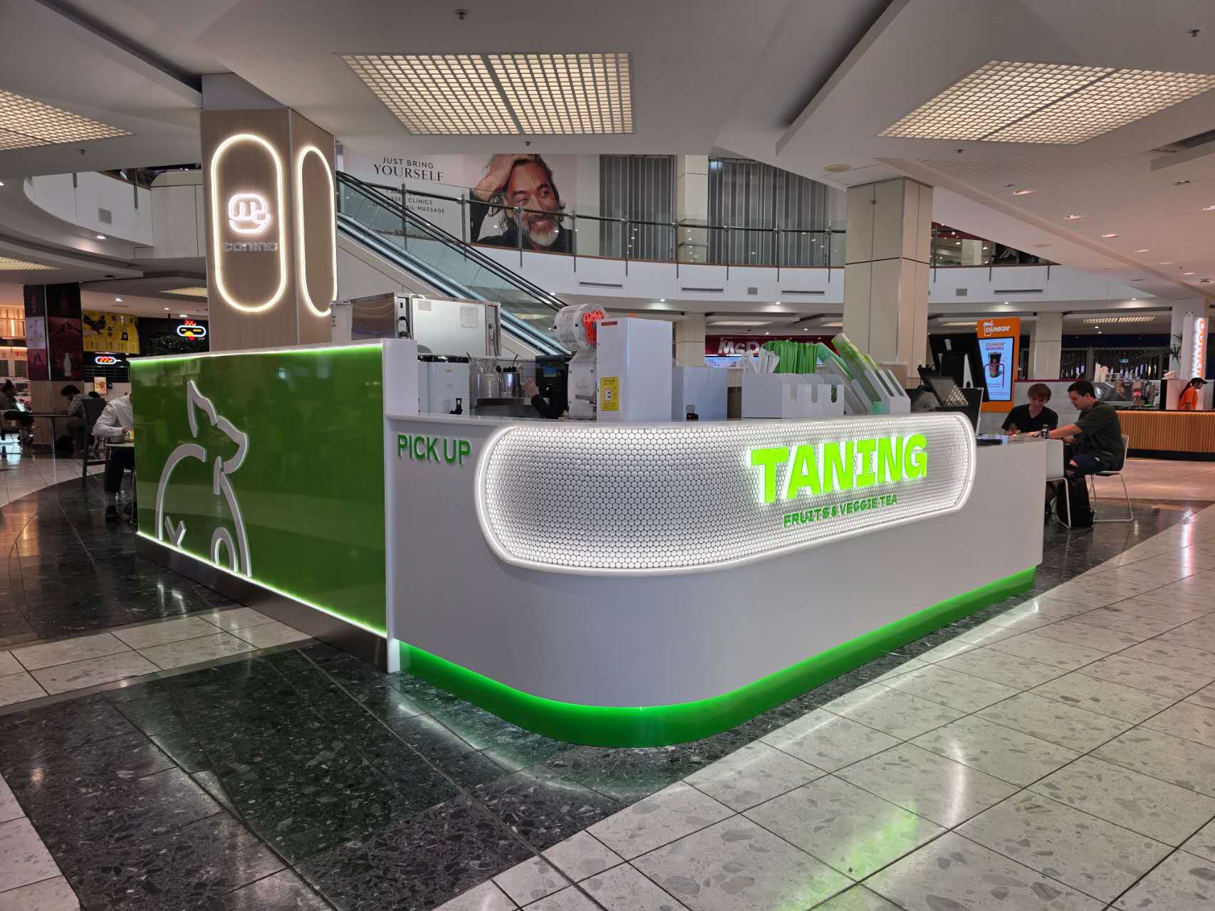 Completed TANING retail kiosk at St Lukes